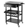 Anthony Kitchen Cart Stainless Steel - 20326