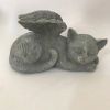 1pc Resin Angel Pet Statue, Dog Cat Memorial Garden Statue, Indoor Outdoor Decor Home Memorial Garden Grave Marker Statue, Lawn Yard Garden Ornament -