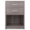 Molina Accent Table; Nightstand; Ash Gray - 16216