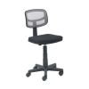 Mesh Task Chair with Plush Padded Seat - Gray