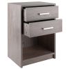 Molina Accent Table; Nightstand; Ash Gray - 16216