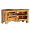 TV Stand 31.5"x11.8"x15.7" Solid Wood Reclaimed - Brown