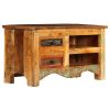 TV Stand 31.5"x11.8"x15.7" Solid Wood Reclaimed - Brown