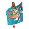 SpongeBob; Krabby Christmas Aggretsuko Comics Silk Touch Throw Blanket; 50" x 60" - 1BOB/23600/0002/OOF