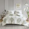 3 Piece Cotton Blend Chenille Comforter Set - as Pic