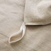 100% Washed Cotton Duvet Cover Set, Durable Fade-Resistant Natural Bedding Set (No Comforter) - Khaki - Queen